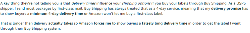 USPS Issue on AMZN Buy Shipping